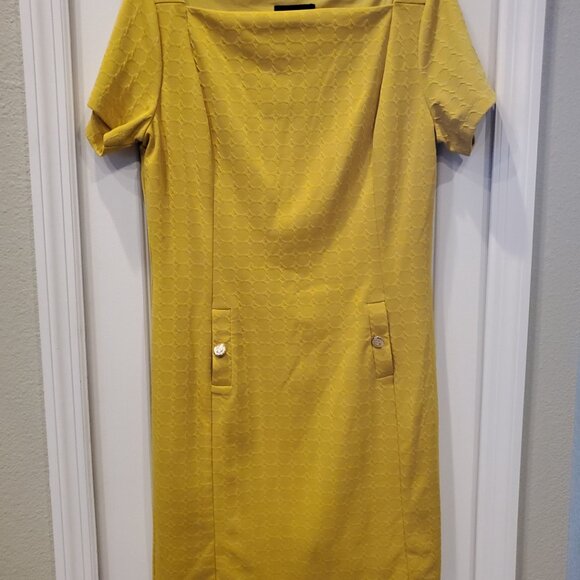 Stella & Julie Square Neckline Knee Length Dress Size 12 - Picture 4 of 5